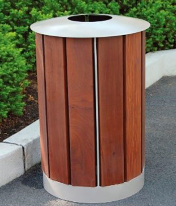 Botes de Basura de Madera Tratada